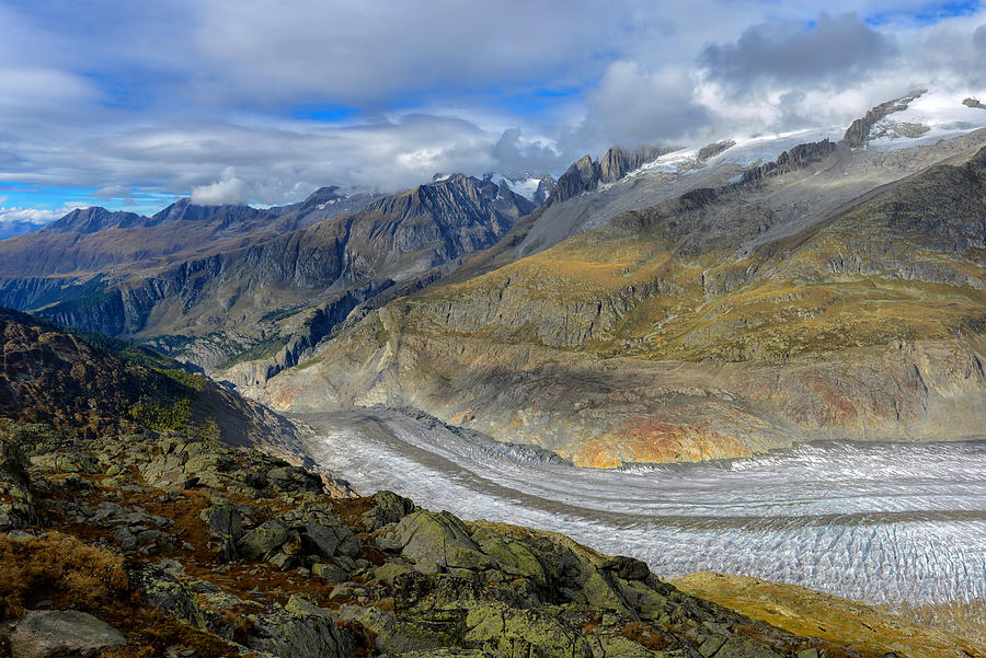 Aletsch Glacier, Switzerland Photograph by Ivan Batinic - Fine Art America