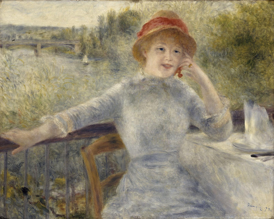 Alphonsine Fournaise Painting by Auguste Renoir