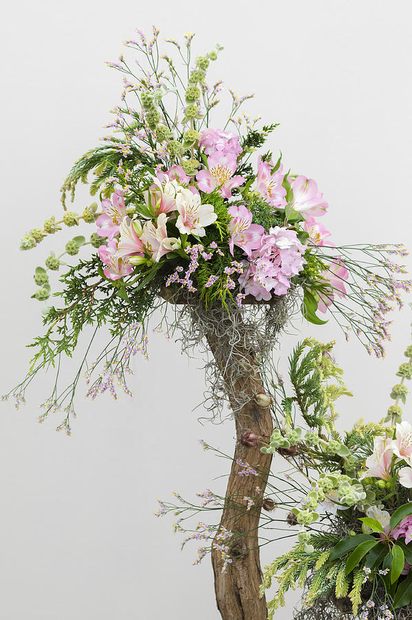 Alstroemeria flower arrangement  #2 Photograph by Chris Smith