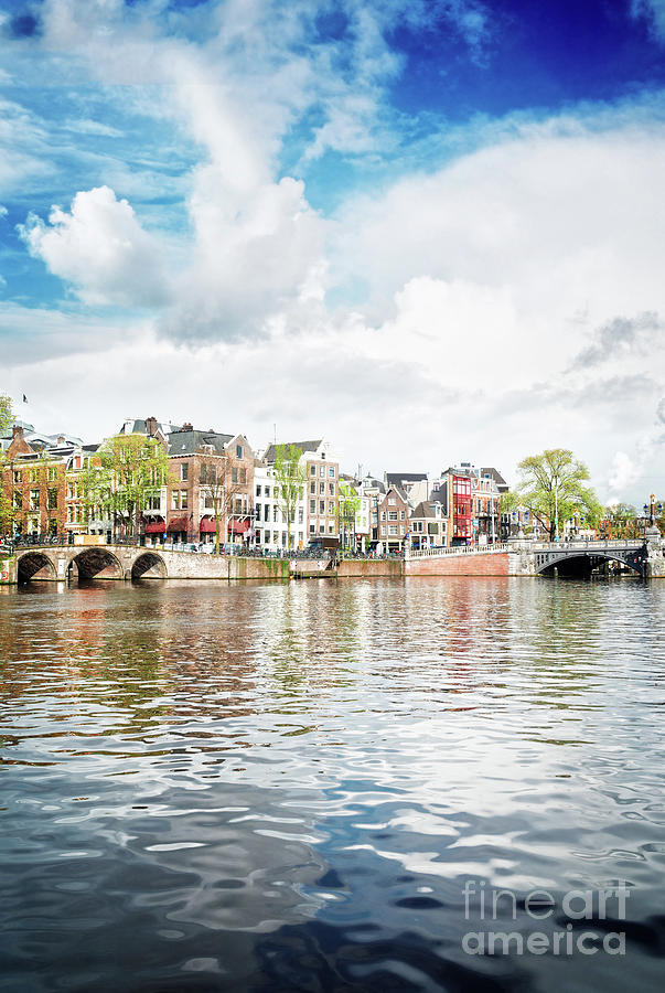 Amstel Canal, Amsterdam #1 Photograph by Anastasy Yarmolovich