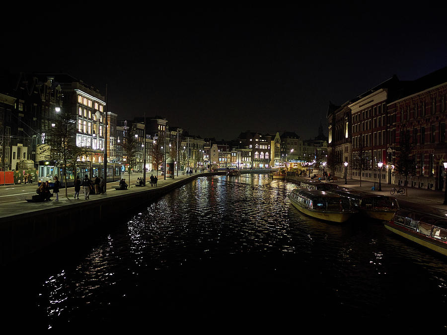 Amsterdam night #2 Photograph by Jouko Lehto