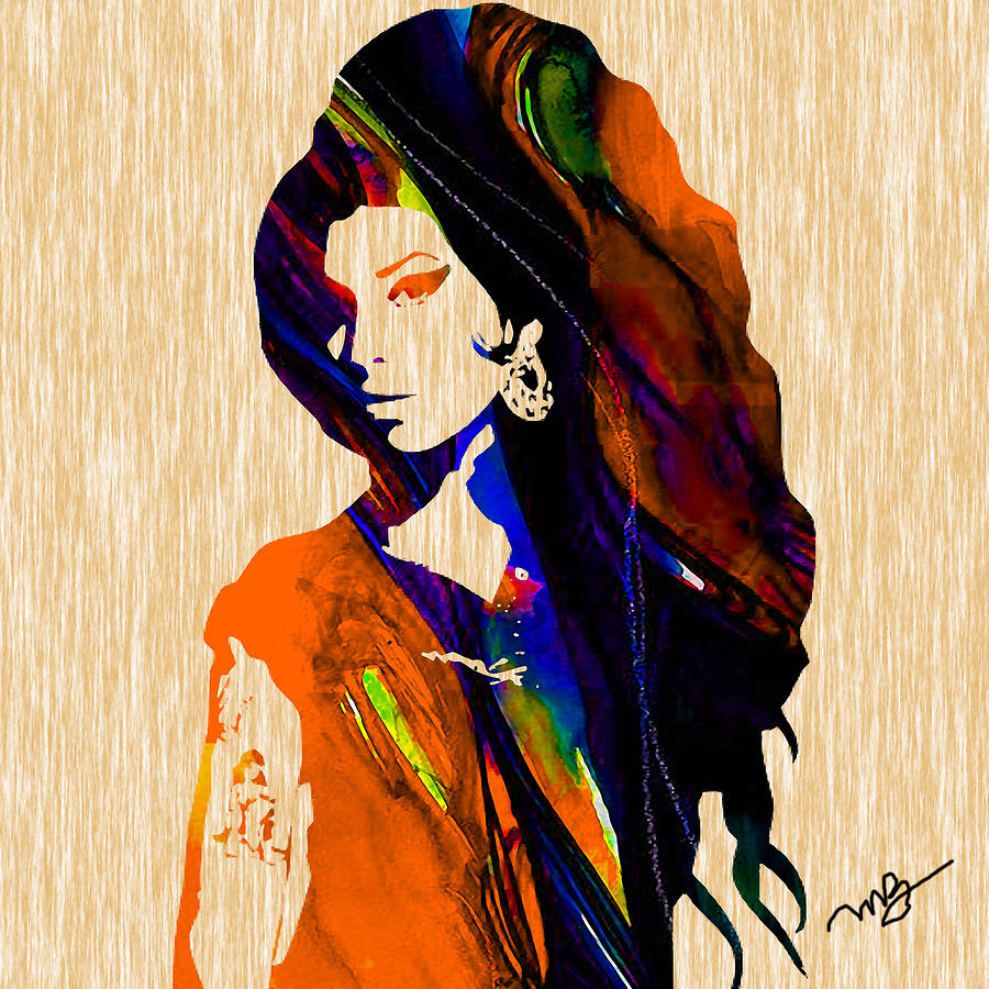 Amy Winehouse Mixed Media - Amy Winehouse #2 by Marvin Blaine