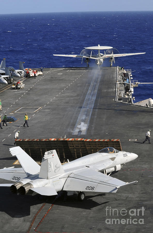 An E-2c Hawkeye Launches Photograph