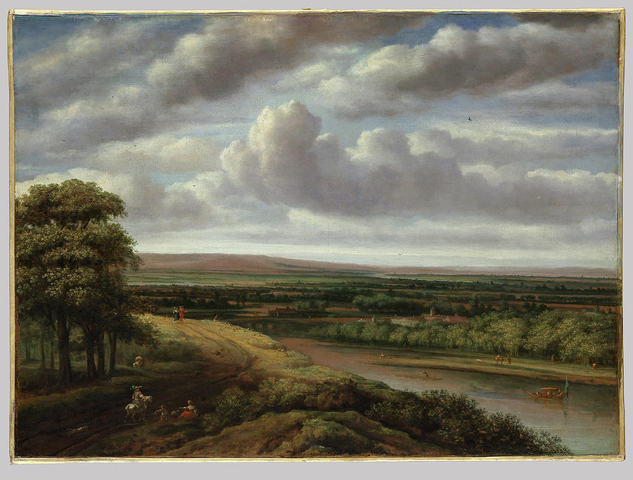An Extensive Wooded Landscape #2 Painting by Philips Koninck