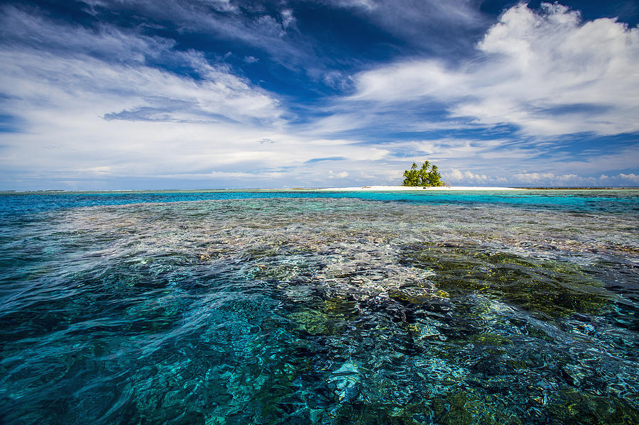 Paradise Photograph - An Island That Forms Part Of The Marine #2 by David Kirkland