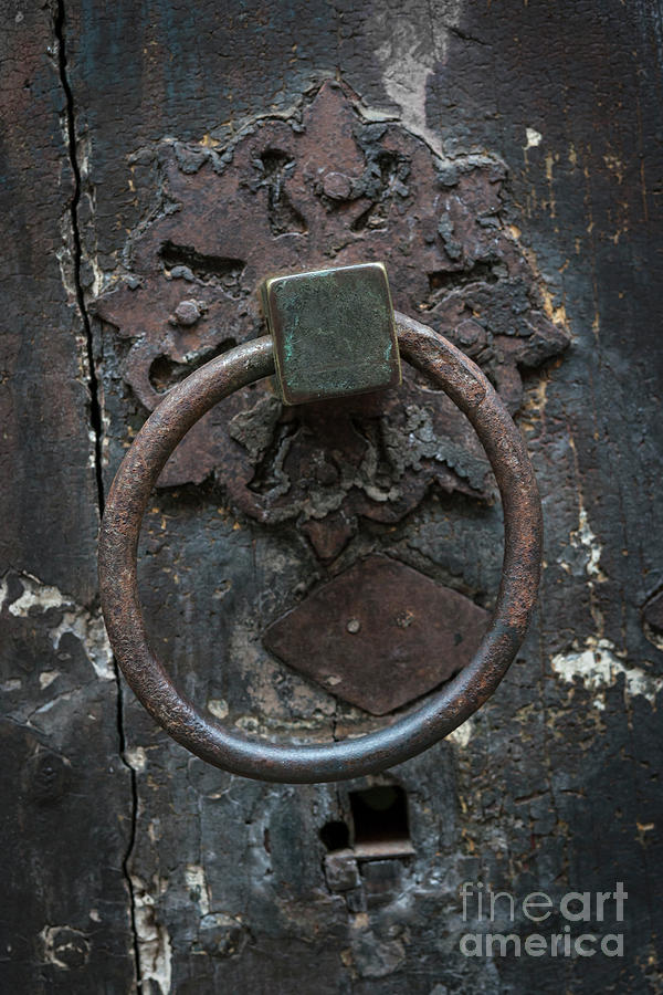 Antique door knocker 1 Photograph by Elena Elisseeva