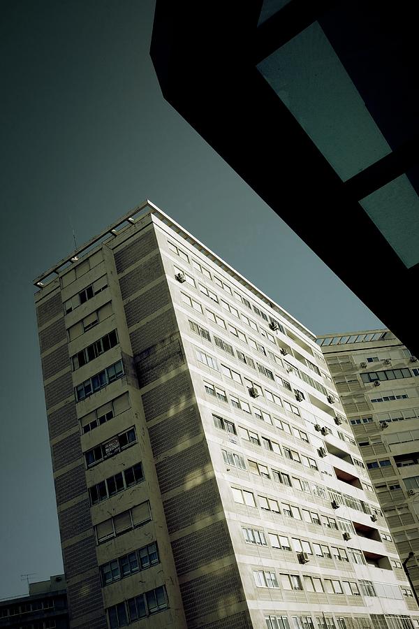 Apartment Buildings in Lisbon #2 Photograph by Carlos Caetano