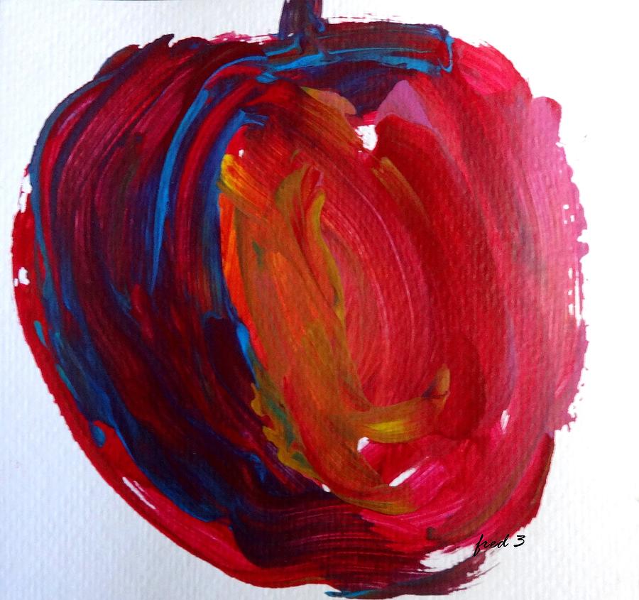 Apple Painting by Fred Wilson