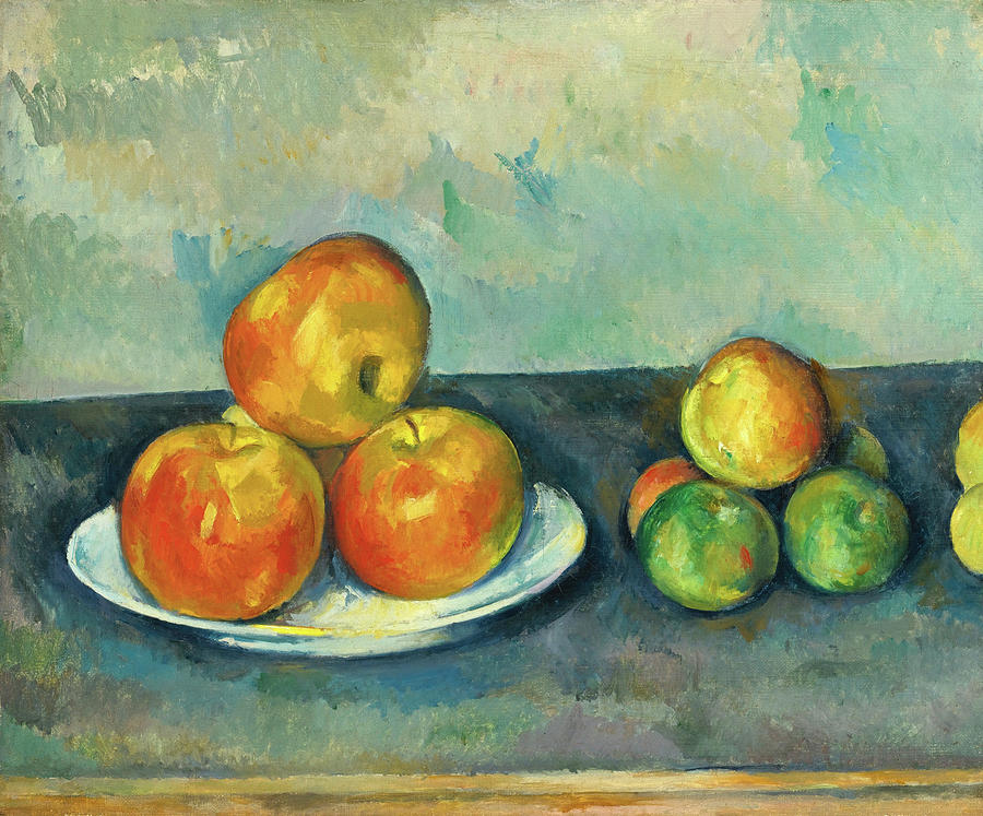 Apples #2 Painting by Paul Cezanne