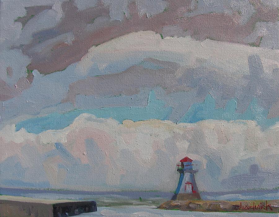 Approaching Cold Front #2 Painting by Phil Chadwick
