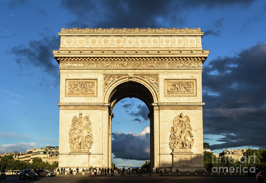 Arc de Triomphe in Paris #2 Photograph by Didier Marti