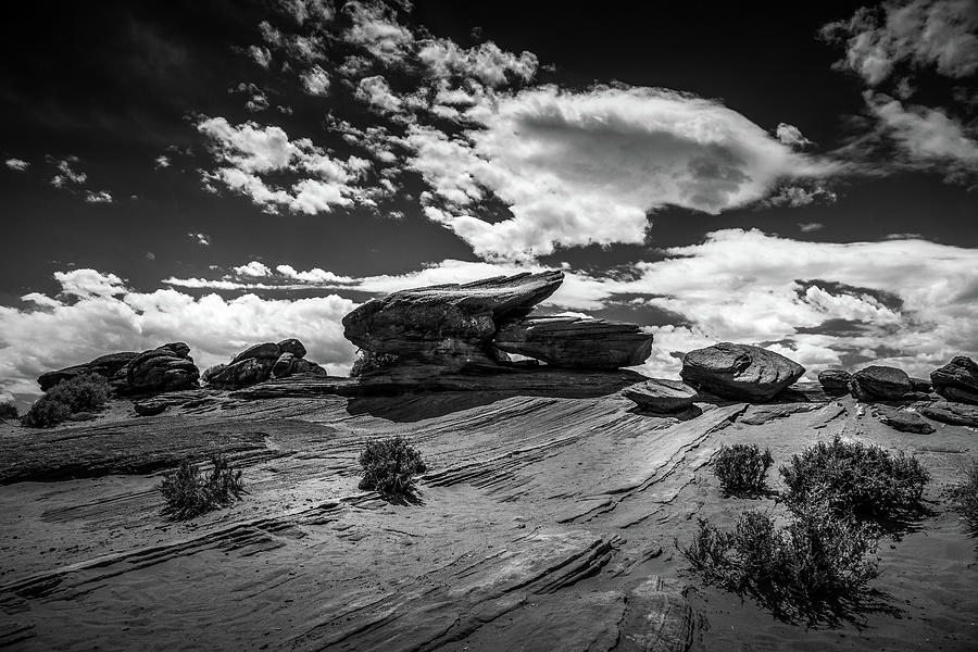 Arizona Landscape in Black and White Photograph by Bob Cuthbert - Fine ...