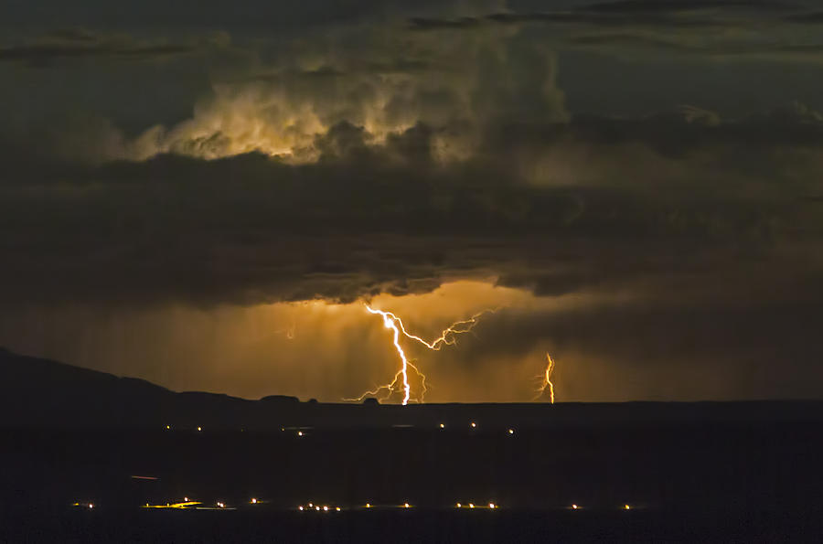 Arizona Lightning #2 Photograph by Michael Just