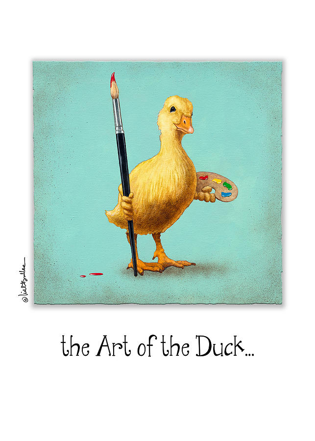 Art of the Duck #1 Painting by Will Bullas