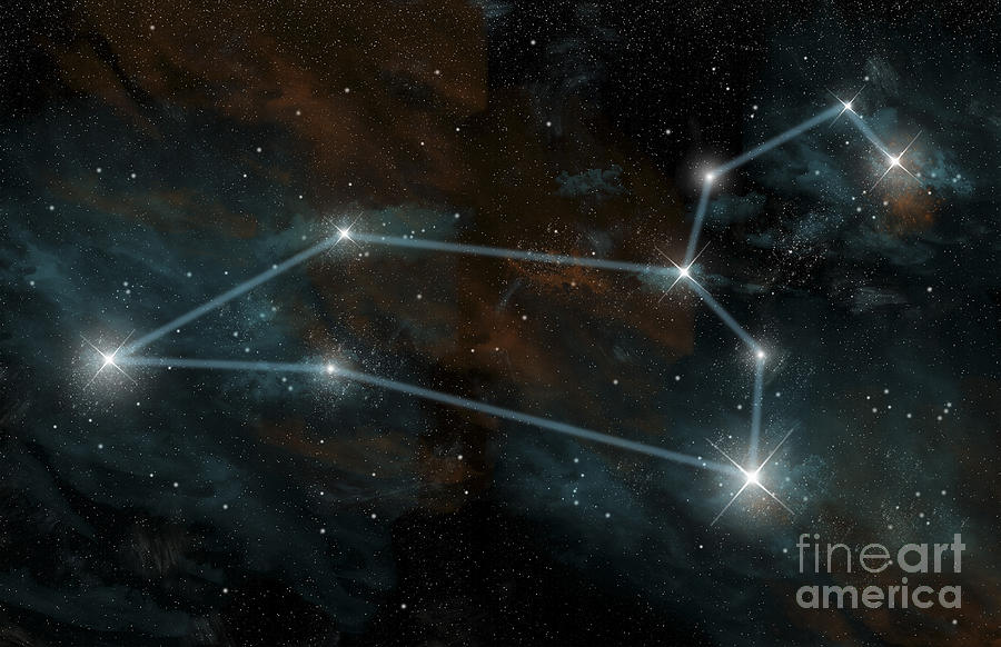 Space Digital Art - Artists Depiction Of The Constellation #2 by Marc Ward