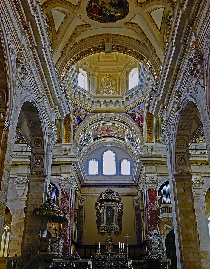 Artwork Within The Cagliari Cathedral In Cagliari Sardinia #2 Photograph by Rick Rosenshein