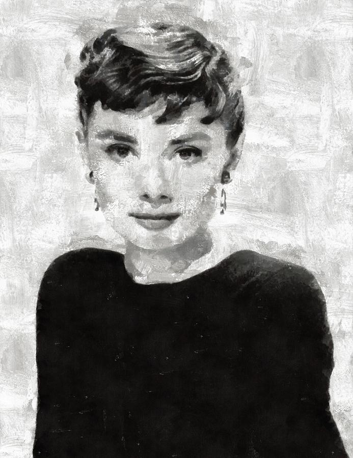 Audrey Hepburn Painting