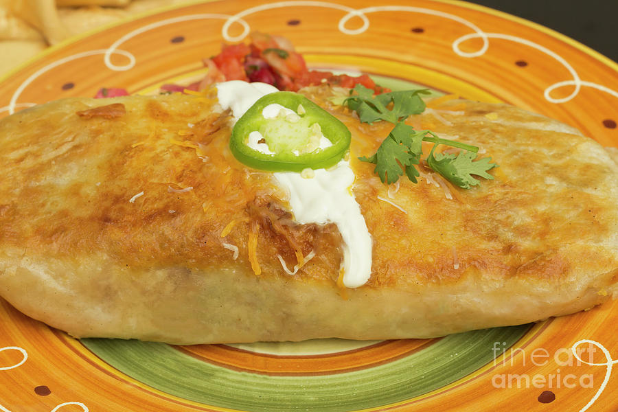 Authentic Mexican Burrito Photograph by Ezume Images Fine Art America