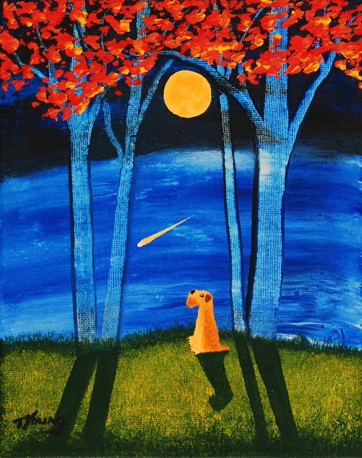 autumn moon painting