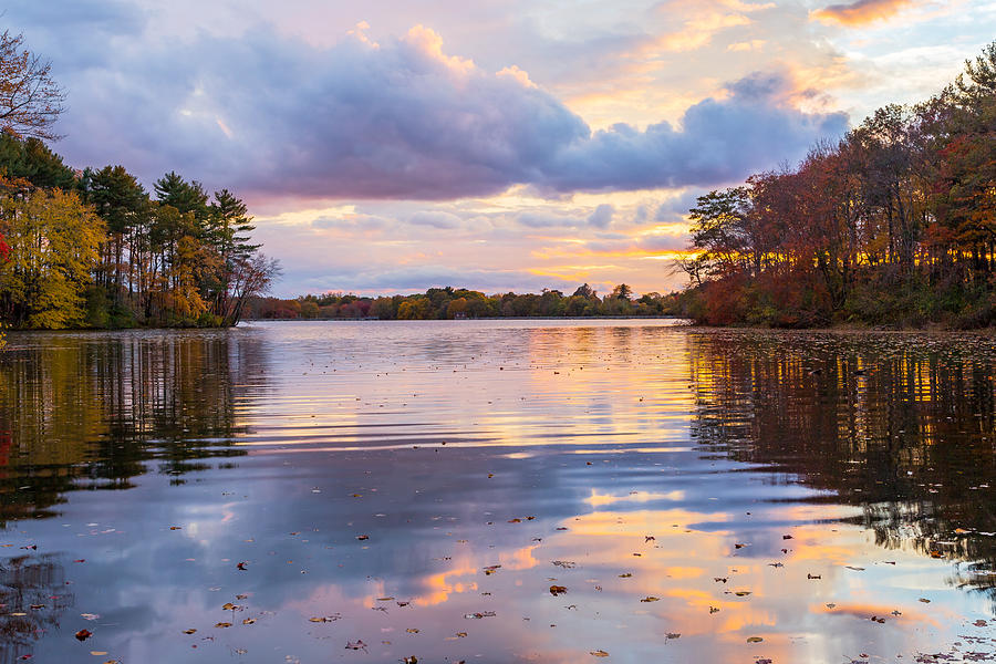 Autumn Sunset #2 Photograph by Bryan Bzdula