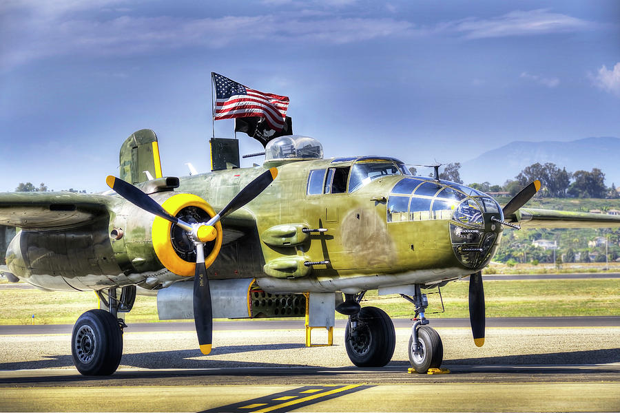 B-25 Bomber #5 Photograph by Joe  Palermo