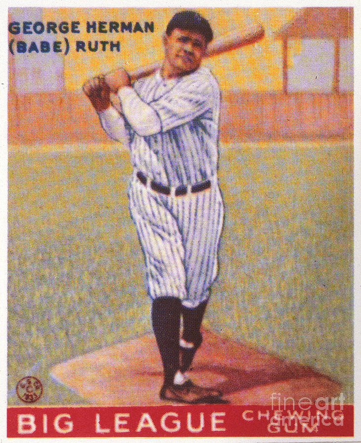 Babe Ruth #1 Drawing by Granger