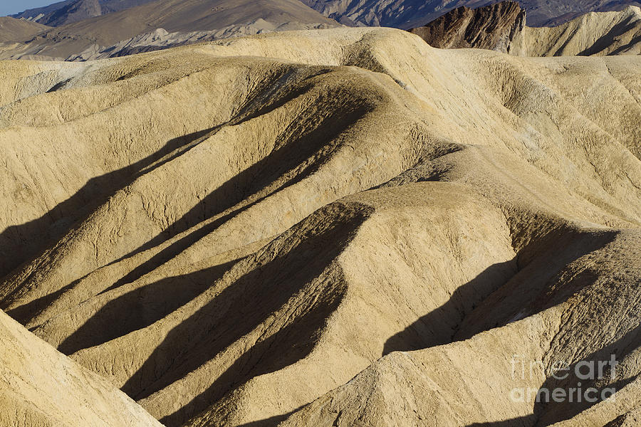 Death Valley National Park Photograph - Badlands at Zabriskie Point Death Valley National Park #2 by Jason O Watson