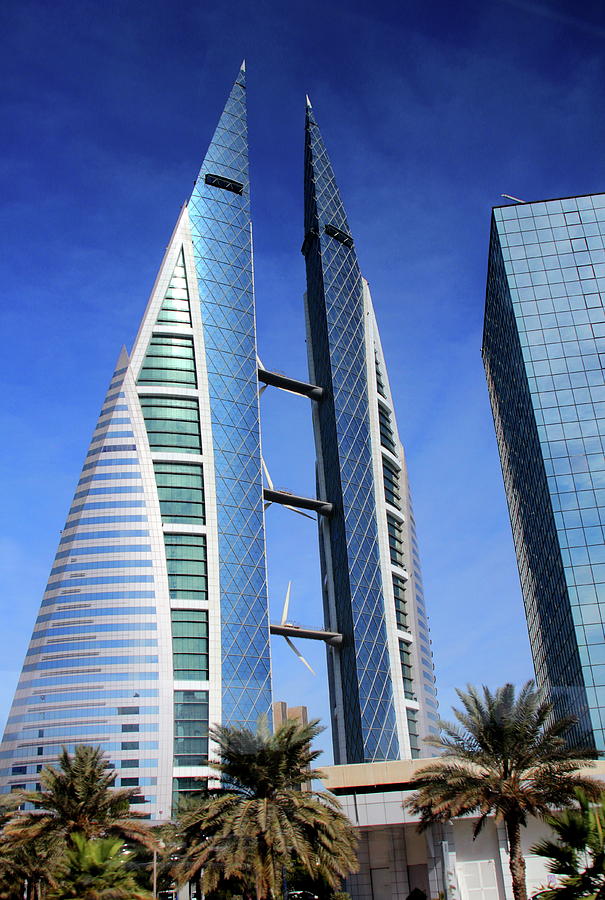 Bahrain World Trade Center This Is A 240 Meter High 50 Floor Twin