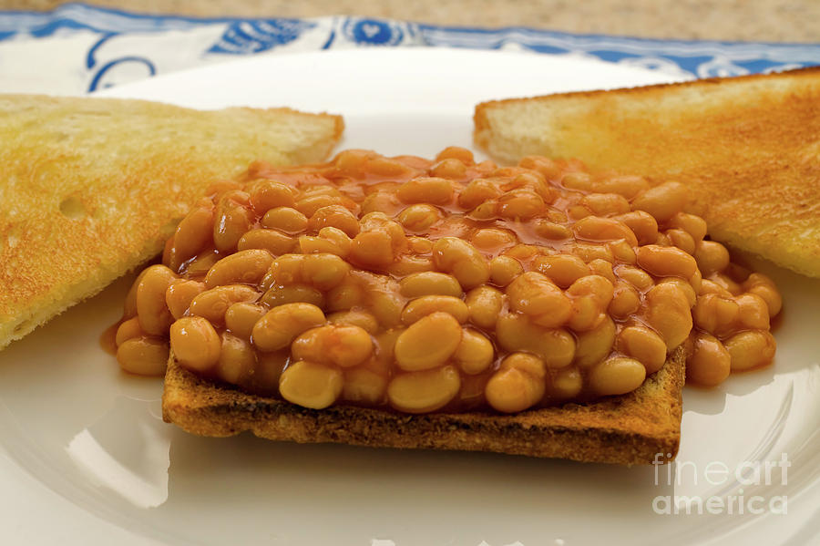 Baked Beans on Toast #2 Photograph by Louise Heusinkveld