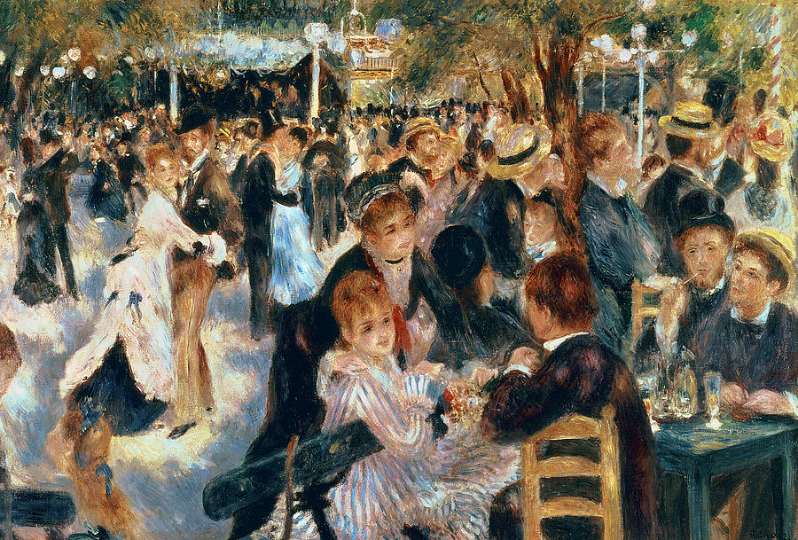 Pierre Auguste Renoir Painting - Ball at the Moulin de la Galette by Pierre Auguste Renoir