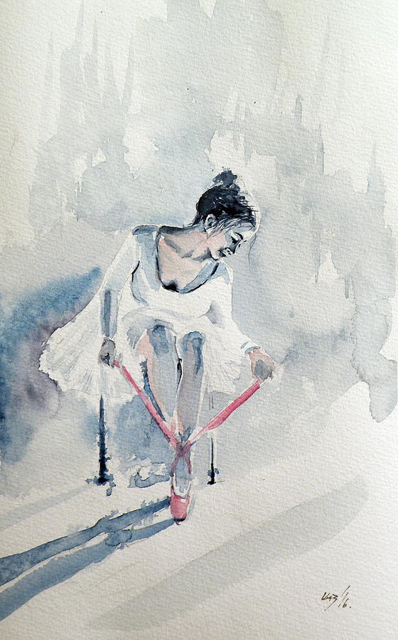 Ballerina #2 Painting by Kovacs Anna Brigitta