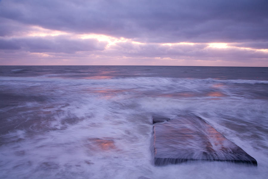 Ballyconnigar Strand at dawn #2 Photograph by Ian Middleton