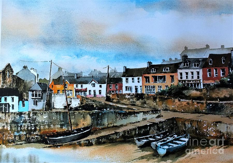 Baltimore Harbour West Cork #2 Painting by Val Byrne
