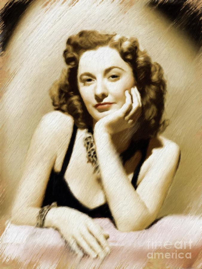 Barbara Stanwyck, Vintage Actress #2 Painting by Esoterica Art Agency