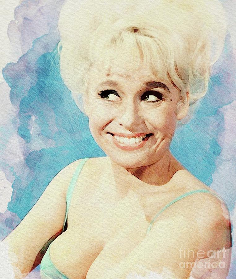 Barbara Windsor, Carry On Actress #2 Digital Art by Esoterica Art Agency