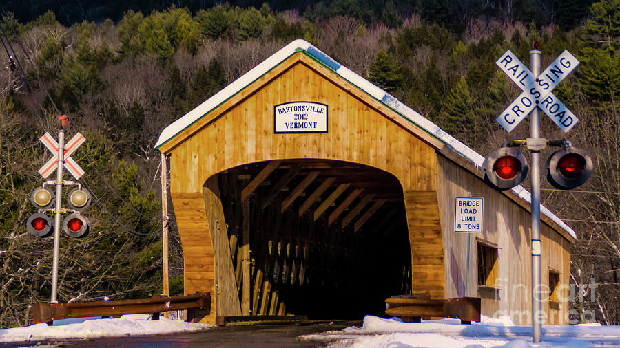 Bartonsville Covered Bridge #2 Photograph by Scenic Vermont Photography