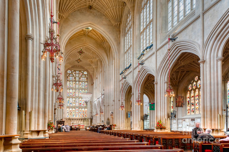 Bath Abbey interior Photograph by Colin Rayner
