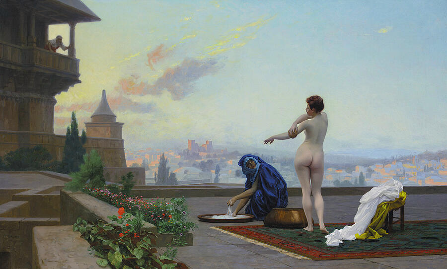 Nude Painting - Bathsheba #3 by Jean-Leon Gerome