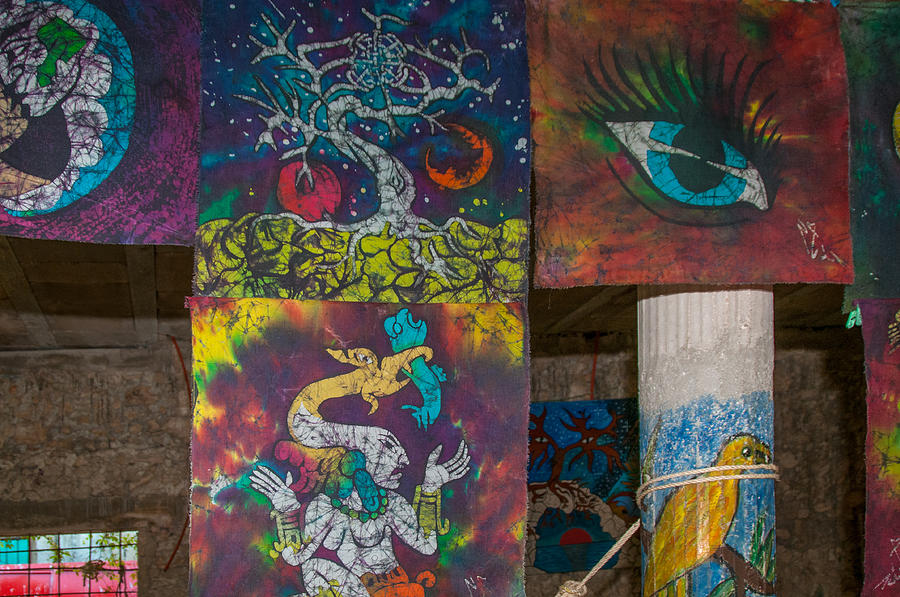 Batik Studio at Coba Village #2 Digital Art by Carol Ailles