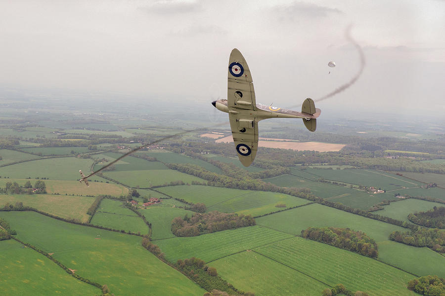 Battle of Britain Spitfire  #2 Photograph by Gary Eason