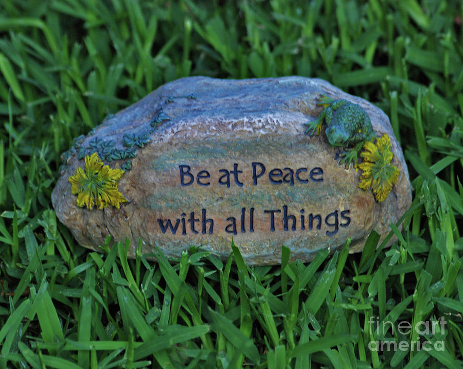 2- Be At Peace Photograph by Joseph Keane