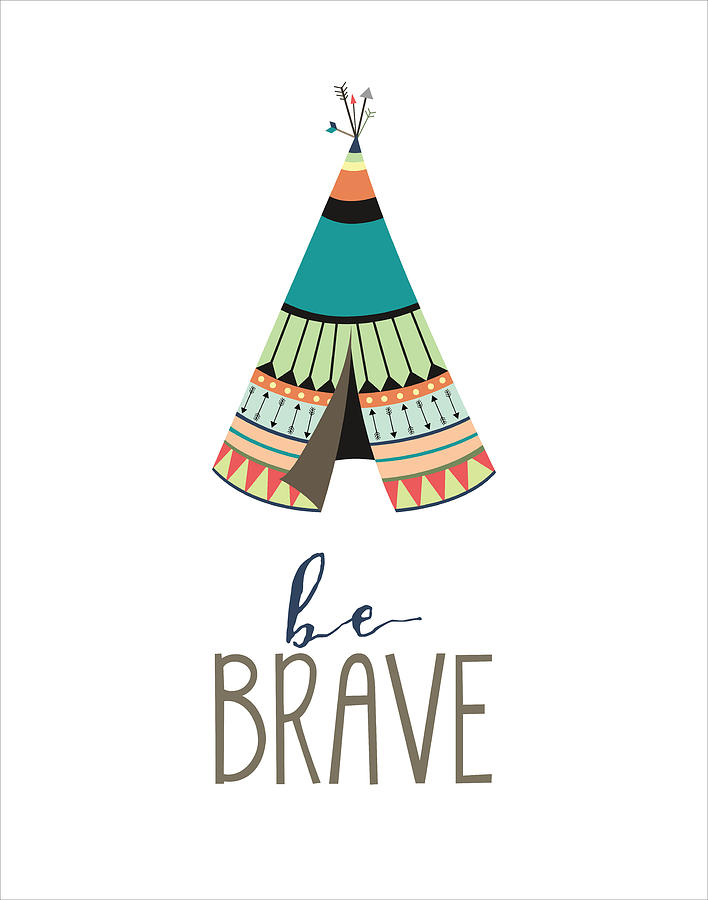 Be Brave #2 Digital Art by Jaime Friedman