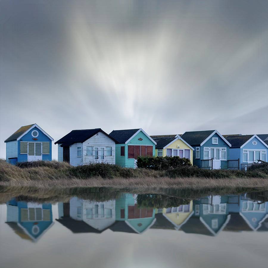 Cottage Photograph - Beach Huts #2 by Joana Kruse