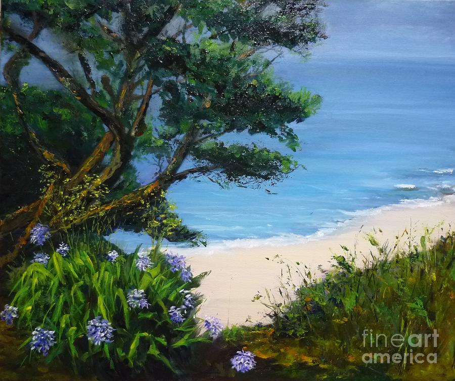 Flower Painting - Bel Ile en mer  #2 by Lizzy Forrester