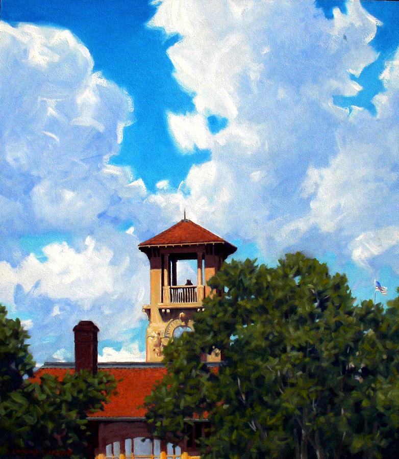 Bell Tower Painting by Kevin Leveque