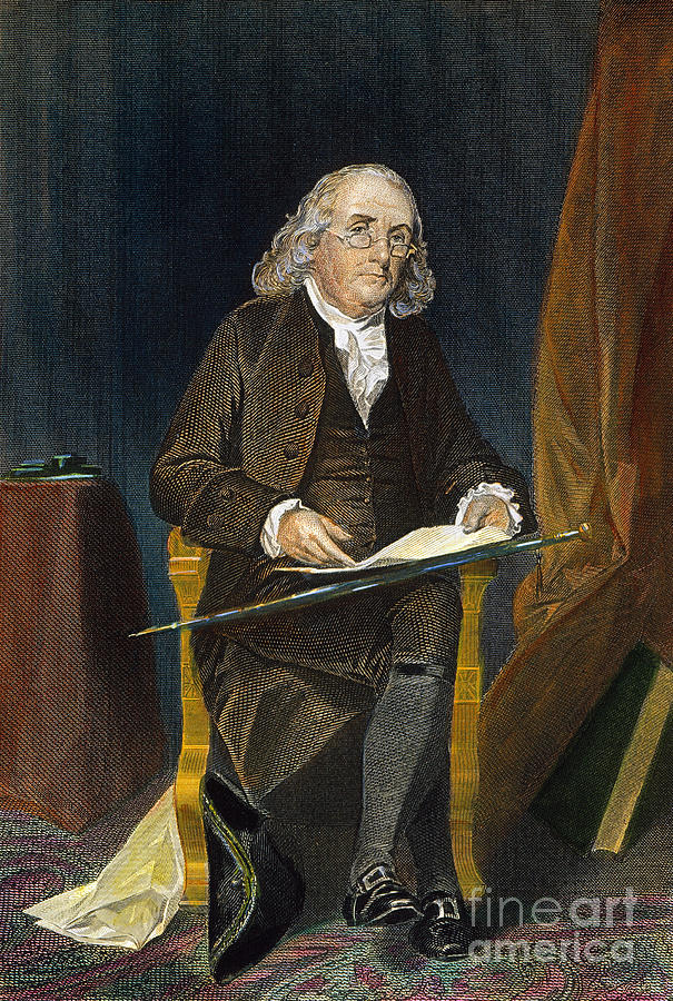 Benjamin Franklin #2 Photograph by Granger