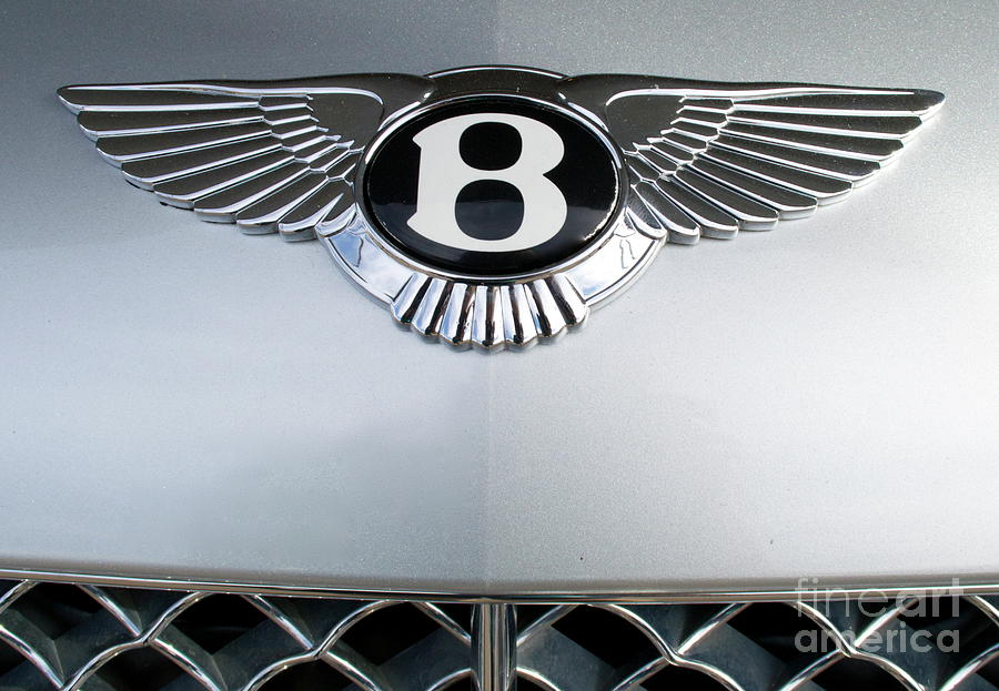 Bentley Emblem #1 Photograph by Pamela Walrath