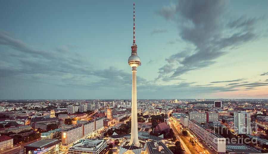 Berlin City Lights #2 Photograph by JR Photography