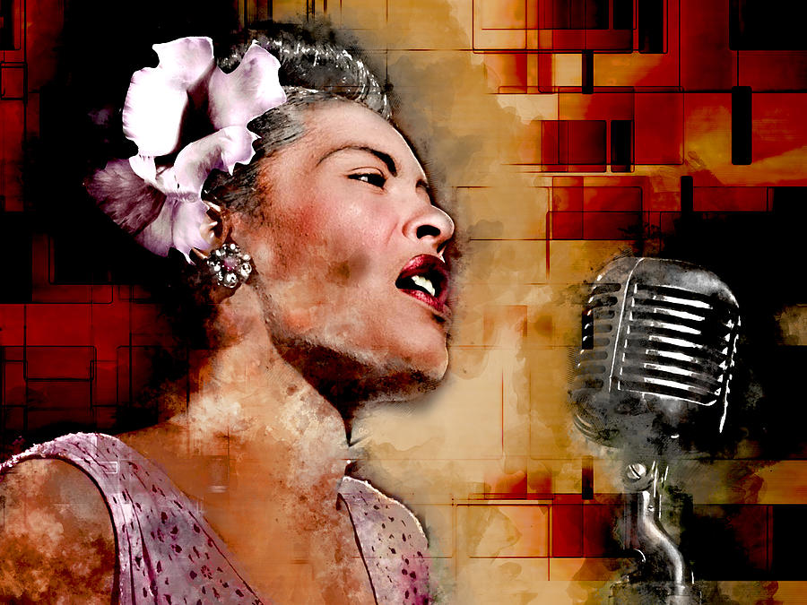 Billie Holiday #2 Mixed Media by Marvin Blaine