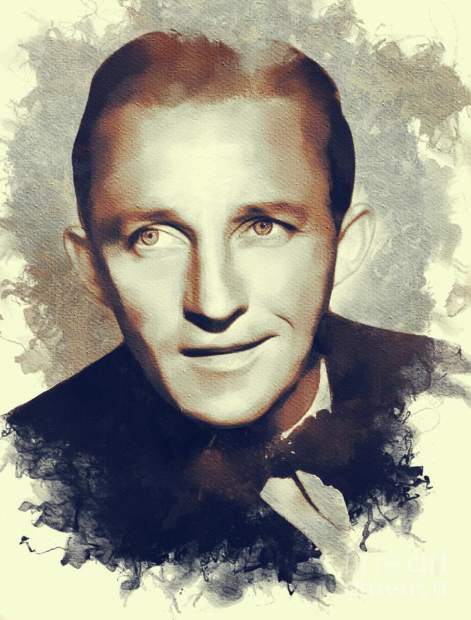 Hollywood Painting - Bing Crosby, Hollywood Legend #2 by Esoterica Art Agency